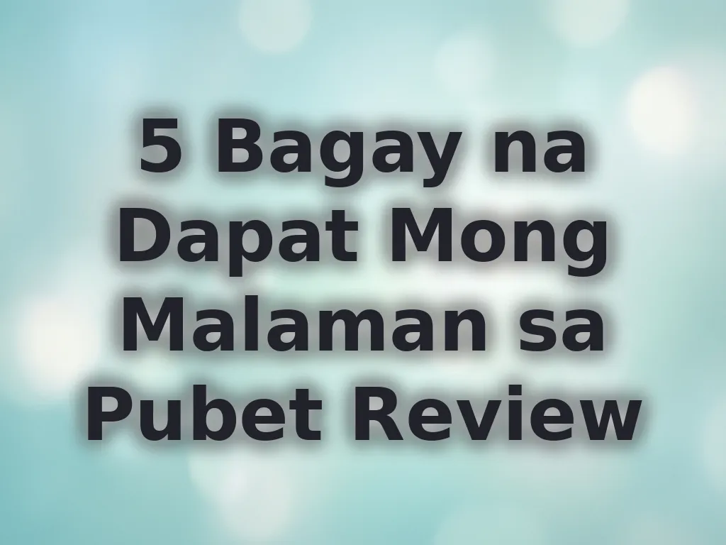 Pubet Review