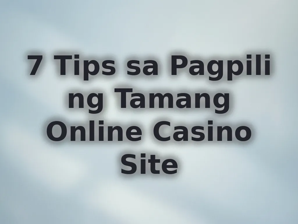 Choose Casino Tips